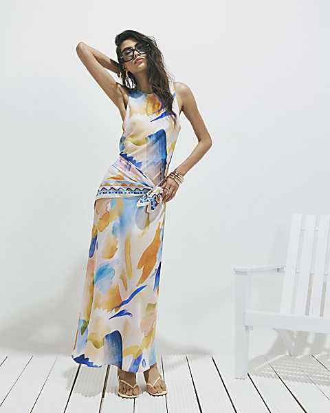 island cocktail dress Island White Mini Dress - US 6