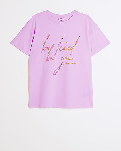 Girls Pink Be Kind Be You T-shirt