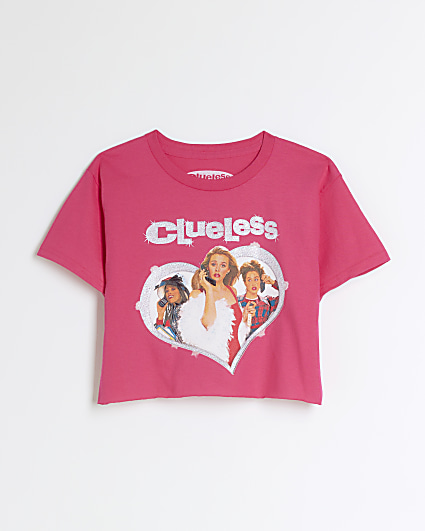 Pink Clueless graphic t-shirt