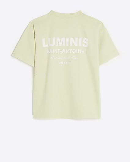 Boys lime green graphic t-shirt