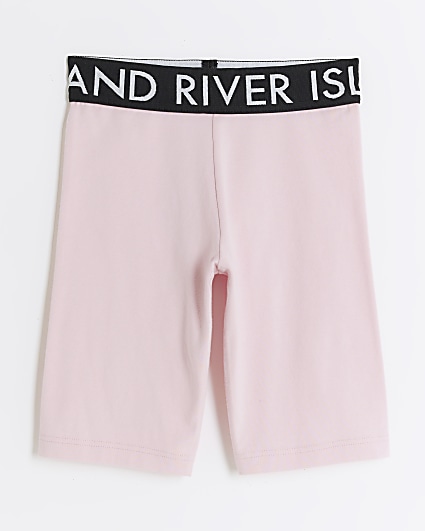Girls pink RI cycle shorts