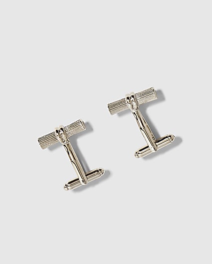 Silver Bar Cufflinks