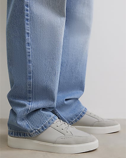 Grey Wedge Cupsole Trainers