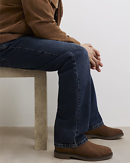 Brown Suede Chelsea Boots