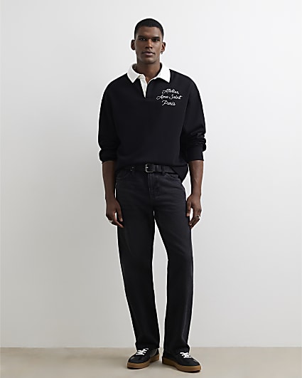 Black Loose Fit Jeans