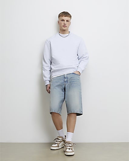 Grey Regular Fit Sweatshirt
