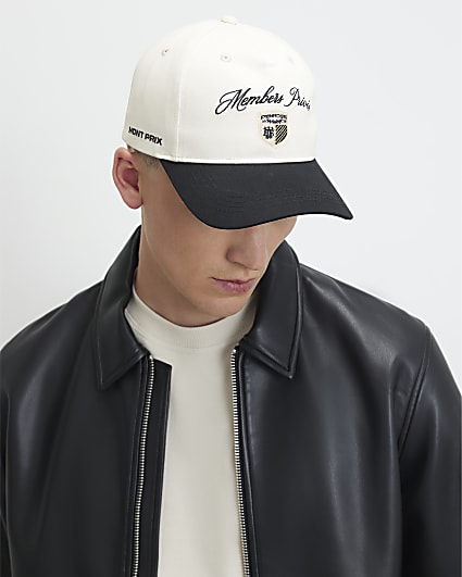 Beige Members Prive Badged Cap