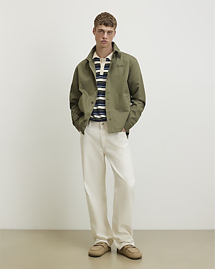 Green Slim Fit Overshirt