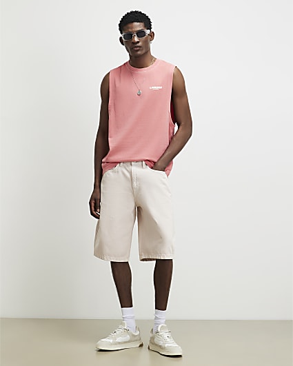 Red Washed Laguna Turbo Tank Top