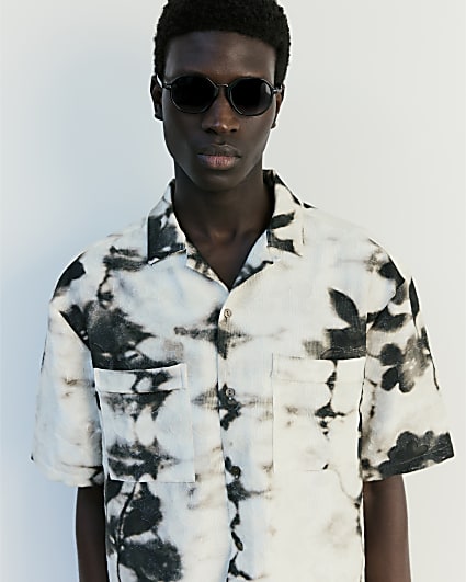 Black RI Studio Floral Shirt