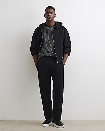 Black Premium Regular Fit  Joggers