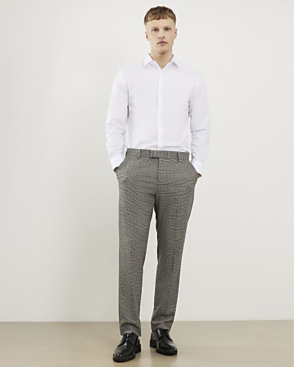 White Slim Fit Shirt
