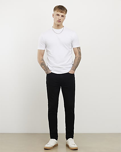 Black Skinny Fit MCMXII Jeans