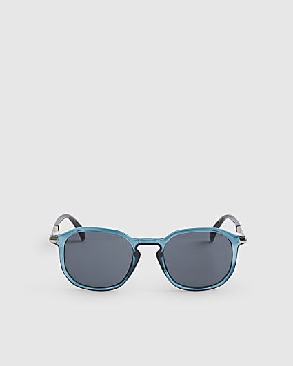 Blue Round Sunglasses