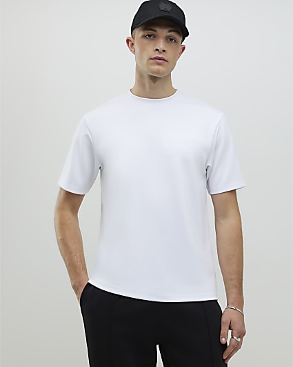 White Slim Fit T-Shirt