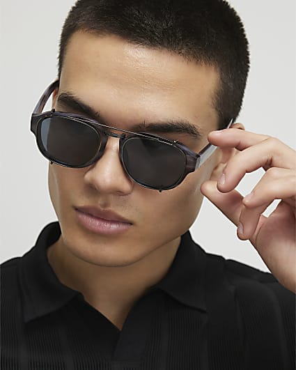 Tortoise Navigator Sandwich Sunglasses