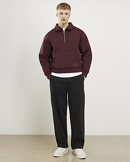 Black Relaxed Fit Trousers