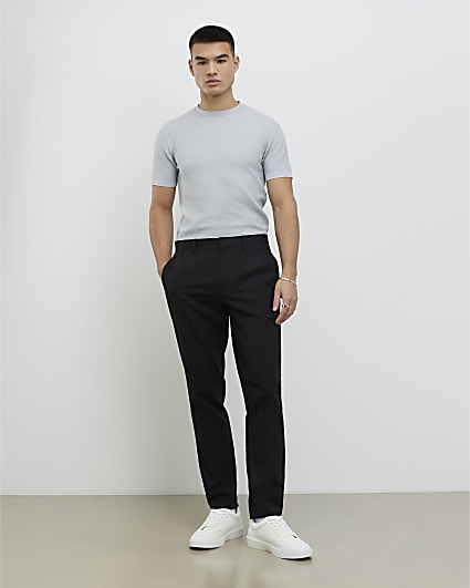 Black Slim Fit Chinos