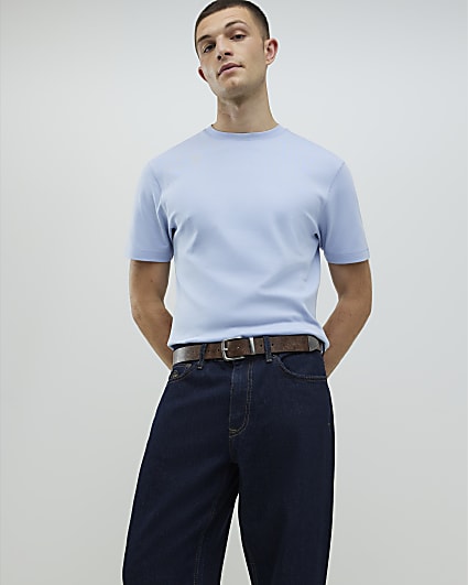 Blue Slim Fit T-Shirt