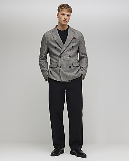 Grey Slim Fit Suit Jacket