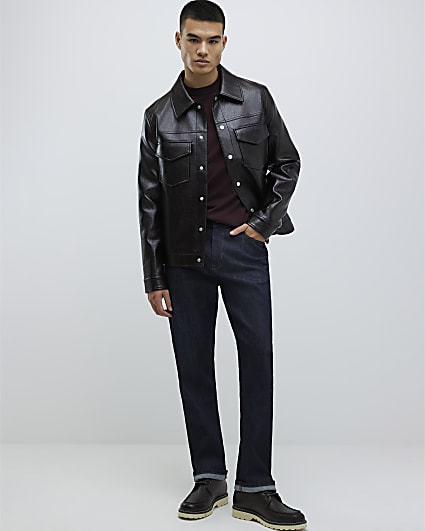 Blue Straight Jeans