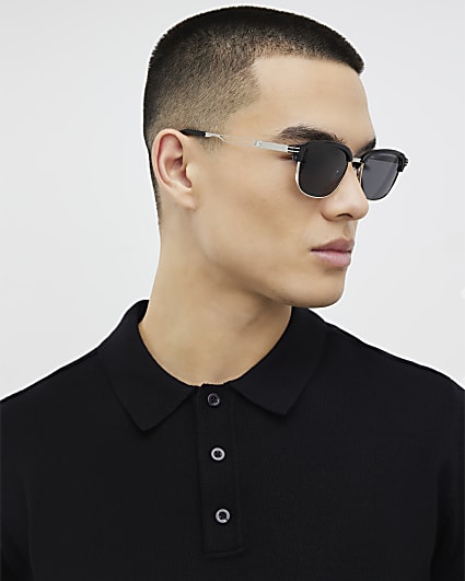 Black Clubmaster Sunglasses