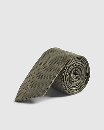 Green Micro Dot Tie