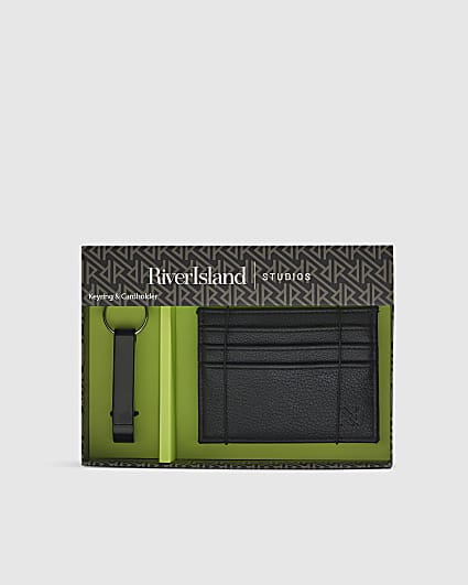Black Card Holder Gift Set