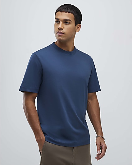 Blue Regular Fit T-Shirt