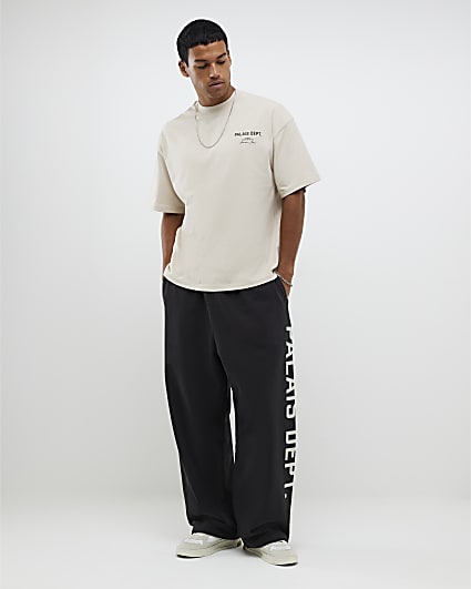 Beige Oversized Fit Palais Dept T-Shirt