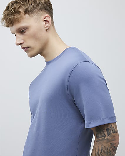 Blue Regular Fit T-Shirt