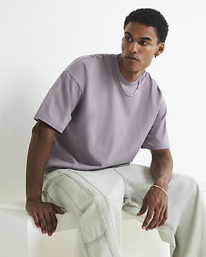 Purple Oversized Fit T-Shirt