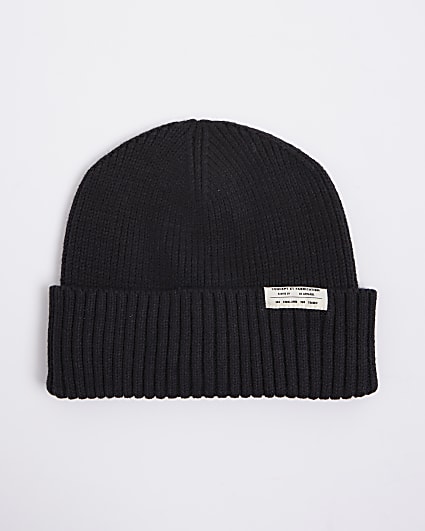 Black Docker Beanie Hat