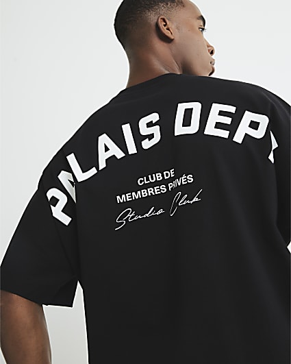 Black Short Sleeve Palais Dept T-Shirt