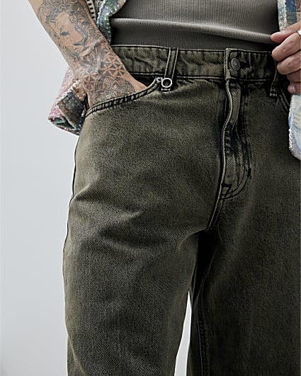 Brown Loose Fit Jeans