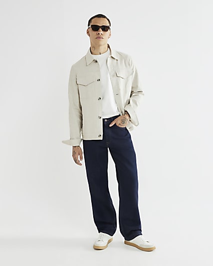 Blue Loose Fit Jeans