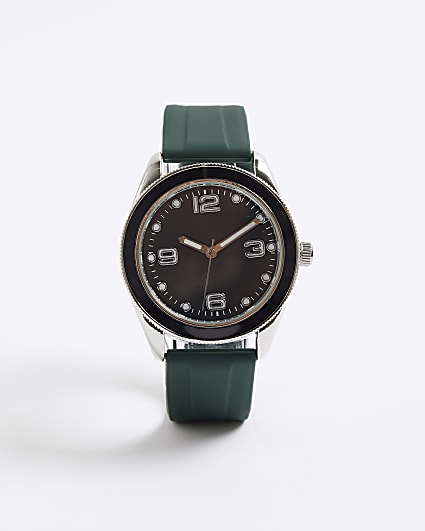 Green Strap Watch
