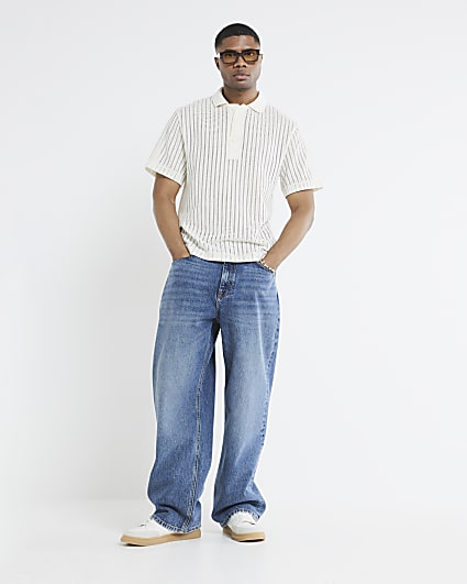 Blue Baggy Jeans
