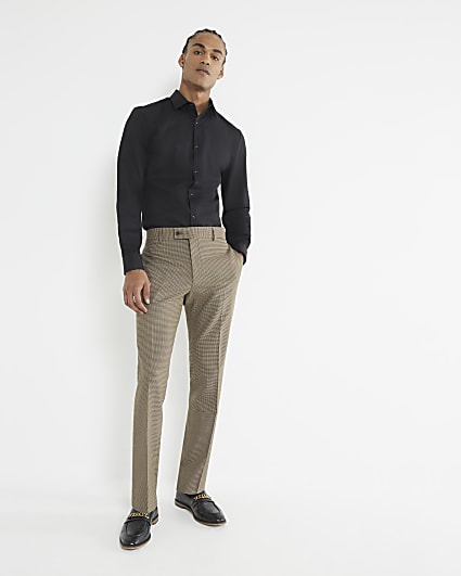 Black Premium Long Sleeve Formal Shirt