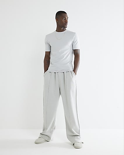 Grey Muscle Fit T-Shirt