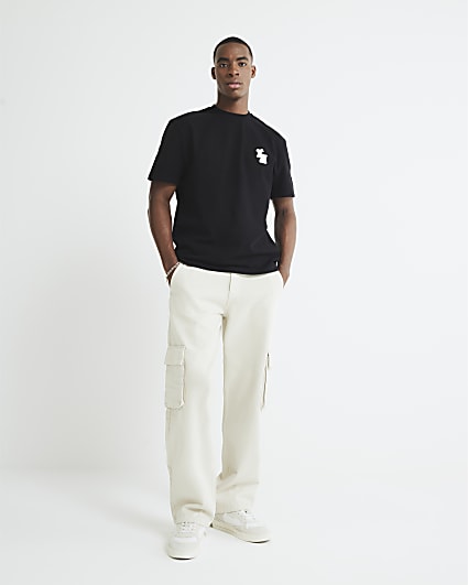Crean Loose Fit Cargo Jeans