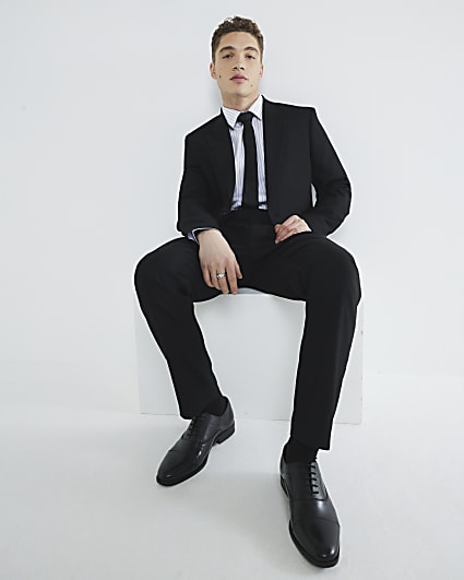 Black Tailored Suit Trousers