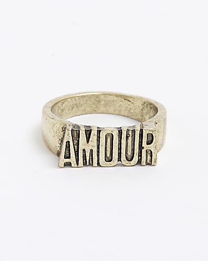 Gold Amour Ring