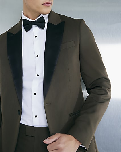 Green Slim Fit Suit Jacket