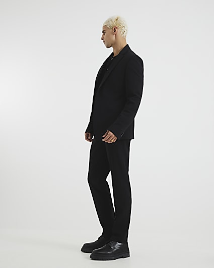 Black Skinny Fit Suit Trousers