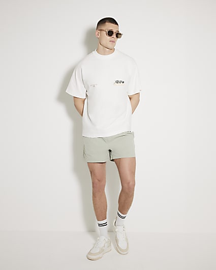 Khaki Swim Shorts