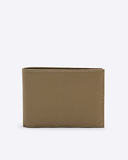 Brown Leather Slim Wallet