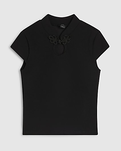 Girls Black Premium Top