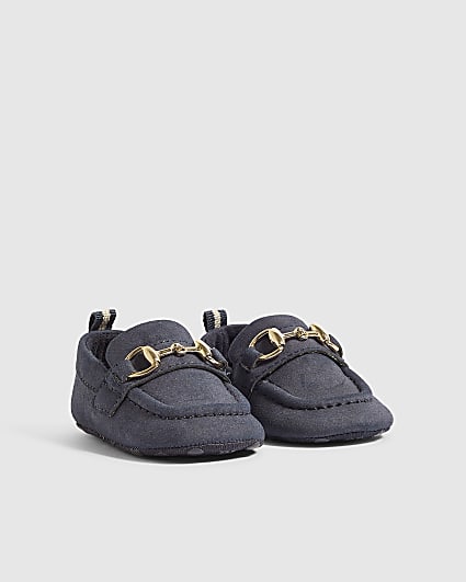 Baby Boys Navy Snaffle Loafers