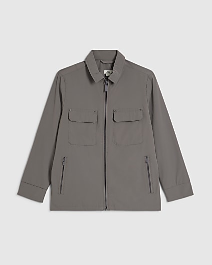 Boys Grey Shacket